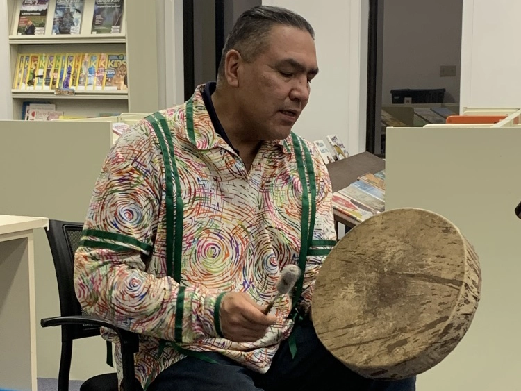 Library partners with Gallery to bring Lyndon Linklater to Humboldt for Saskatchewan Aboriginal Storytelling Month