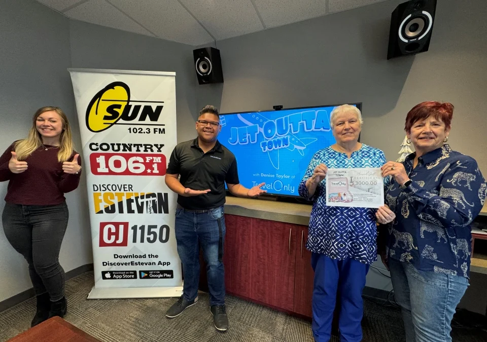 Bev gets to JET OUTTA TOWN with a $3000 travel voucher!